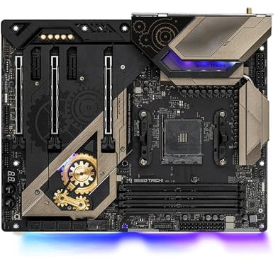 WLTDYZZLDN Scheda Madre Fit for ASROCK B550 Taichi AMD B550 Chipset ATX for (AMD AM4) Ryzen 5800X3D 5600X DDR4 PCIe 4.0 M.2 NVMe + WiFi 6E + Bluetooth 5.2 Motherboard