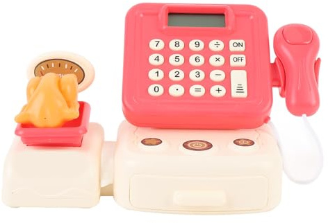Fabater Registrierkassenspielzeug, Interaktives Lern-Supermarkt-Rollenspielset für Kleinkinder