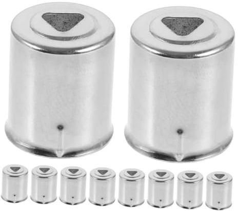 CIYODO 10pcs Microwave Oven Magnetron Caps Replacement Gray Triangle Iron Covers Universal Microwave Parts Accessories for Oven Repair