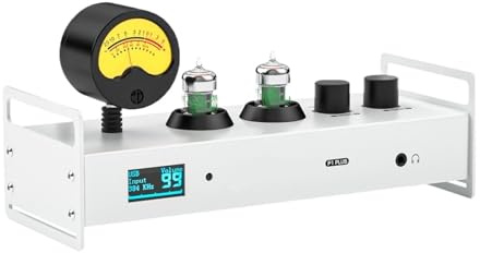Preamplificatore valvolare Bluetooth USB DAC Amplificatore for cuffie con VU Meter Per l'home cinema