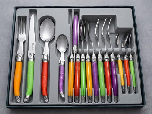 Laguiole Héritage - Ménagères 16 pièces - Multicolore