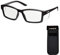 voltX Vision Sicherheitsleser, Vollverglaste Sicherheitsbrille (+1.5 Dioptre, klare Linse) CE EN166ft, beschlagfreie UV400 Linse, Erweiterbarer Sicherheitsbeutel