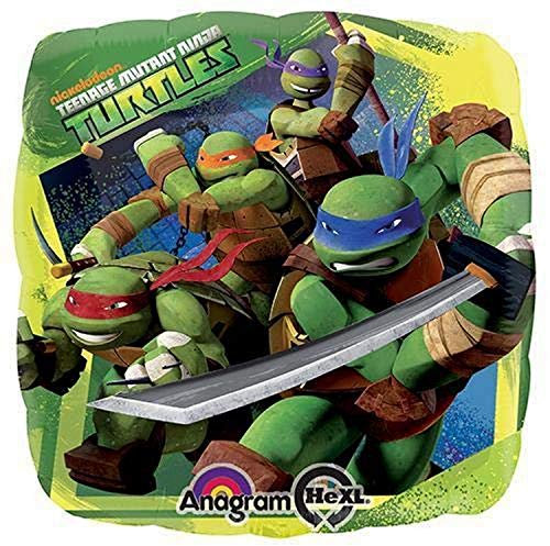 Anagram Teenage Mutant Ninja Turtles Folienballon, 45,7 cm, mehrfarbig