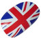 Chix Nails Flag Minx Trendy Style Fingers Toes Vinyl Foils Nail Wraps, Uk Flag