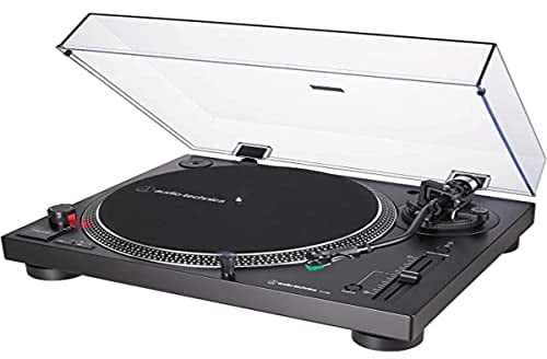 Audio-Technica LP120XUSBBK Direktangetriebener Plattenspieler (Analog und USB) schwarz