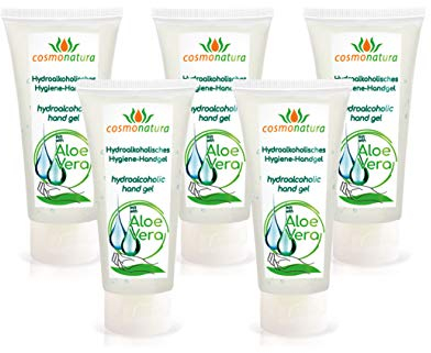 5 x 100 ml Hygiene-Handgel mit Aloe Vera