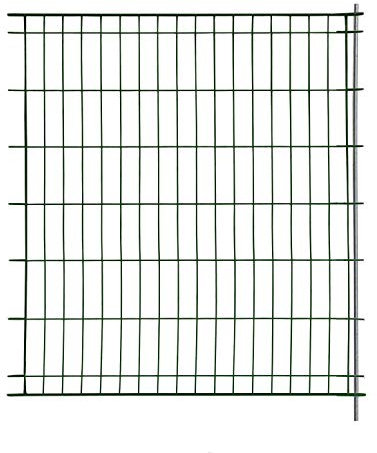 bellissa Teichschutz-Zaun - 7511 - Dekorativer Zierzaun für Abgrenzungen im Garten - 76 x 80 cm, grün - 5er Set