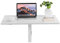 GIANTEX Wandklapptisch klein, Wandtisch Hängetisch Klappbar 80x60cm, Wandmontierter Klapptisch Esstisch, Schreibtisch Laptoptisch Wand platzsparend (Weiß)