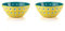 Guzzini - Le Murrine, Lot 2 Bols S - Jaune/Blanc/Aigue-marine - 279412225