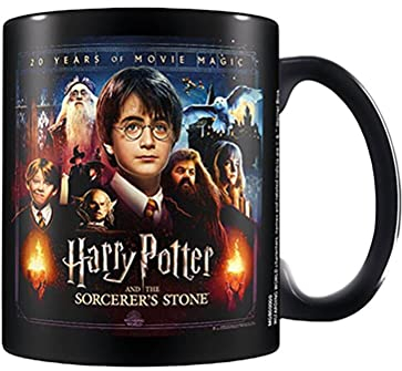 Pyramid International Harry Potter (20 Years of Movie Magic) Black Mug - 10Oz / 315Ml Ceramic Mug - One Size
