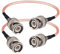 BOOBRIE Cable BNC Macho a Macho 15CM Cable Coaxial RG316 50ohms Cable de Conector BNC Macho a BNC Macho Cable HD-SDI para Señales de Video CCTV DVR Cámara Escáneres de Antena Radioaficionado Portátile