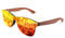 GQUEEN Sonnenbrille Holz Herren Damen Polarisierte Retro UV400