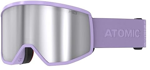 ATOMIC FOUR HD Skibrille - Saffron - Skibrillen mit kontrastreichen Farben - Hochwertig verspiegelte Snowboardbrille - Brille mit Live Fit Rahmen - Skibrille mit großem Sichtfeld