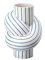 Rosenthal Node Stripes Blueberry Vase 11,7 cm