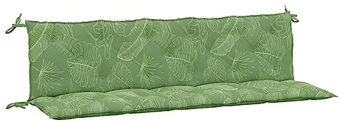 vidaXL Gartenbankauflage 2 STK., Bankauflage Sitzkissen Outdoor, Polsterauflage Auflage für Gartenbank, Bankpolster Bankkissen, Bluttmuster Oxford-Gewebe