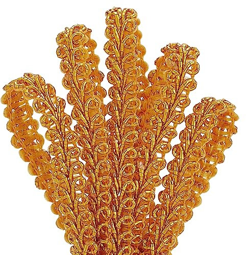 PH PandaHall Golden Braid Tirm per Cucire, 27 Yards (8mm) Gimp Braid Trim Ribbon Poliestere Frangia di Base Trim per Tappezzeria Costume Fai da Te Artigianato Creazione di Gioielli Tenda Costume
