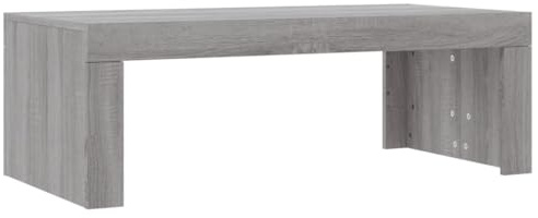 vidaXL Coffee Table Grey Sonoma 102x50x36 cm Engineered Wood
