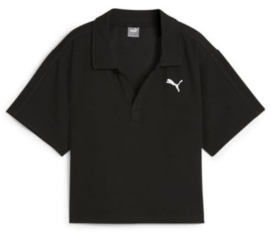 PUMA Damen-Poloshirt, Puma, Schwarz, Groß