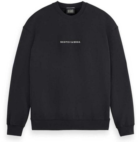 Scotch & Soda Herren Core - Logo Front Chest Sweatshirt Sweatshirt (1er Pack)