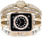 VISOOM Beaded Boho Kompatibel mit Apple Watch Armband 40mm/38mm/41mm/42mm Series 10/9/8/7/SE 6/5/4 Frauen Leder Mode Niedlich Multilayer Wrap Watch Strap iWatch Bands 3/2/1 Replacement,Kahki-rosa