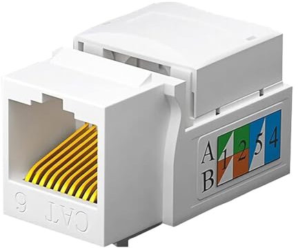 GEDIZ Cat5e Cat6 RJ45 Cat6 Netzwerk-Koppler Cat5/5e/6 Ethernet 10 Stück