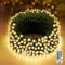 XURISEN Outdoor Fairy Lights, 33M 280 LED Christmas Tree Lights Plug in 8 Modes Remote Control Mains Powered Waterproof String Lights for Garden,Patio,Wedding,Indoor Party Decorations (Warm White)