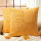 Softalker Herbst Boho Kissenbezug 45x45 Gelb Cord 2er Set Decoration Aesthetic Kissenhüllen Kissenbezüge Sofakissen Dekokissen Couchkissen Zierkissen skandinavisch Deko für Wohnzimmer Schlafzimmer