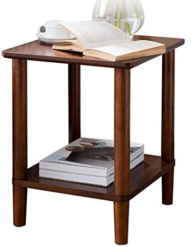 CZAOERXB Couchtisch, Couchtisch, einfaches Massivholz, Ecksofa, Wohnzimmer, Sofa, Seite, Wohnzimmer, quadratisch, Freizeit, Mode, Telefon