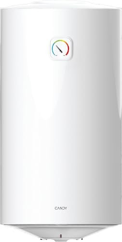 Candy CTR50RS/E, Termo Eléctrico, Vertical, 50 litros,1500W, 75ºC, Termostato Externo Ajustable, Blanco