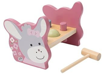 Sterntaler Klopfbank Emmi Girl – Fördert Motorik durch spielerisches Hämmern – Aus FSC® 100%-zertifiziertem Holz – Nachhaltiges Baby- und Kleinkindspielzeug