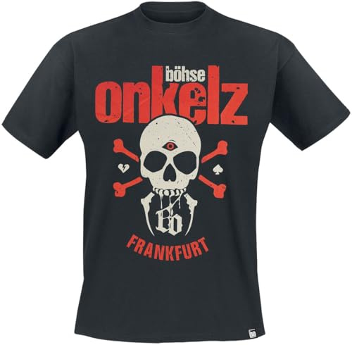 Böhse Onkelz Third-Eye Skull Männer T-Shirt schwarz Band-Merch, Bands