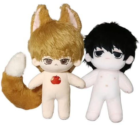 Light Yagami Plüsch Kissen Anime L Stuffed Soft Plush Figur Kawaii Anime Merch Schlafzimmer Sofa Dekoration Geschenk für Fans