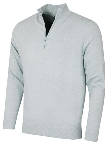 Calvin Klein Mens 2026 Campus 1/2 Zip All Season Easy Care Sweater