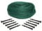 Windhager Laubschutznetz, Abdecknetz, Gartenschutz, zum Schutz von Teichen und Wasserbehältern, inkl. 10 Netzhaltern, grün, 3 x 2 m