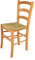 t m c s Tommychairs - Silla Venice para Cocina y Comedor, Estructura en Madera de Haya Color Miel y Asiento en Paja