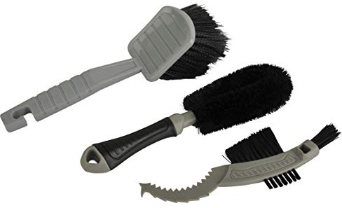 FISCHER Bürsten-Set 3 teilig grau, Uni