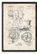 Nacnic Mixer Patent Poster. Poster mit Erfindungen und alten Werkzeugen.