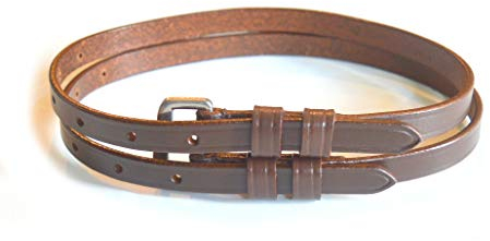 SIE Sporenriemen aus Leder, 46 cm, braun, 18