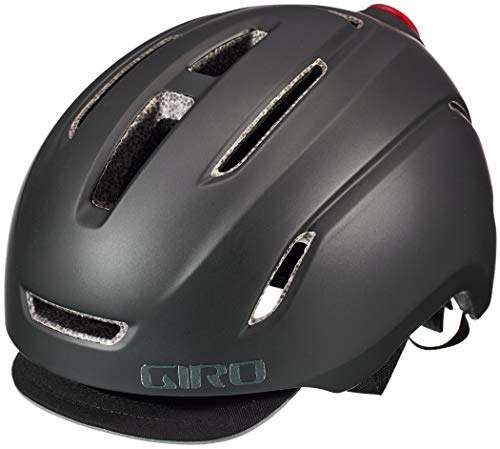 Giro Unisexe - Adulte Caden MIPS Casque de vélo Urban LED Noir Mat S - 51-55 cm