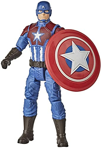 Hasbro E9865 Marvel Gamerverse 15 cm große Captain America Action-Figur, Shining Justice Armor, ab 4 Jahren