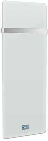 Klarstein Smart Chauffage Infrarouge, 850W Radiateur Electrique, Télécommande, Détection de Fenêtre Ouverte, Protection IP24, Chauffage Mural Salle de Bain, Thermostat Ajustable, Econome et Sans CO2