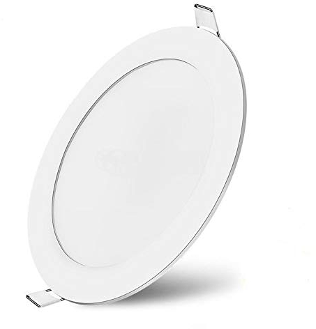 9W LED Panel Einbaustrahler Spot Einbauleuchte Warmweiß (3000K) 720 Lumen Deckenleuchte Rund