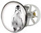 Sanitop-Wingenroth Excenterstopfen mit Motiv Pingui | Abflussstopfen mit Haarfangsieb | Durchmesser: 38-40 mm | Zentrierstern | höhenverstellbare Schraube | chrom | 19643 7, Pinguin