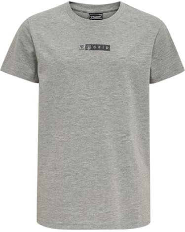 hummel hmlOFFGRID T-Shirt Kids F3135 Grauschwarz, 16 (176) Kinder