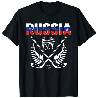 Russland-Eishockey-Fans Trikot – Support Russian Hockey Team T-Shirt