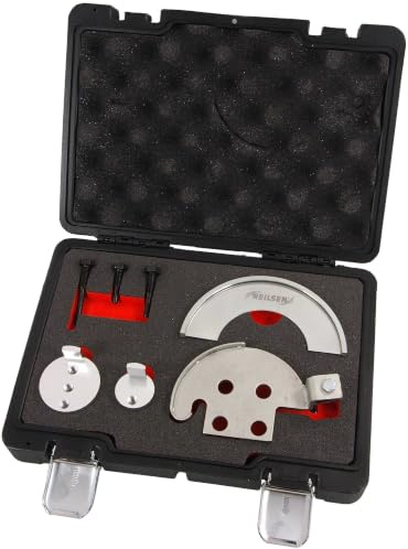 Neilsen CT4428 Universal Stretch Belt Tool Kit - Compatible with BMW | 1.4 & 1.6 petrol engines, Crankshaft and water pump pulley tools, 17mm socket operation, Multiple vehicle applications