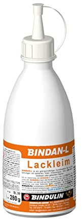 Bindan-L Lackleim Holzleim inklusive 1 Pinsel von E-Com24) (Bindan L 280 gr.)