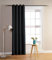 HOMEROKK Rideau Occultant 100% Polyester (1, Noir, 140 X 260 cm)