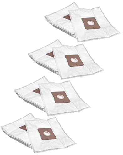 vhbw 20x Staubsaugerbeutel kompatibel mit Aldi Quigg 5390 Staubsauger - Mikrovlies, 30,5cm x 21cm Weiss