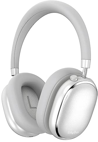 Srhythm NiceComfort 95 - Auriculares híbridos con cancelación de ruido, auriculares inalámbricos Bluetooth con modo de transparencia, sonido HD, más de 45 horas de reproducción (renovados)